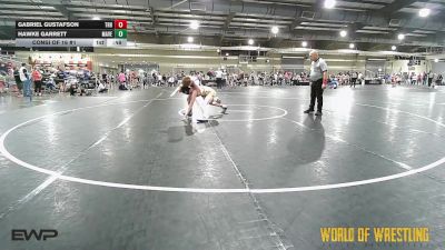 108 lbs Consi Of 16 #1 - Gabriel Gustafson, Top Rank Hammers vs Hawke Garrett, Maverick