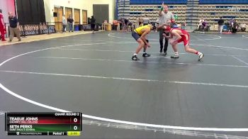 126 lbs Champ. Round 2 - Teague Johns, Calvert Hall College vs Seth Perks, Saint Paul`s School