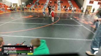 53 lbs 2nd Place Match - Hadlee Allen, Powell Wrestling Club vs Mikey Holland, Powell Wrestling Club