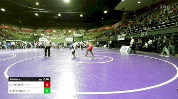 192 lbs 9th Place - Dwayne Hemphill, Chowchilla vs Jesse Addington, Liberty (Bak)