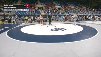 126 lbs Champ. Rd Of 128 - Henry Evans, Texas vs Finn McDermott, Illinois