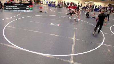 14U - 96 lbs Cons. Round 4 - Keegan Glynn, Summit Wrestling Academy vs Beckett Seubert, Maple Grove Wrestling Club