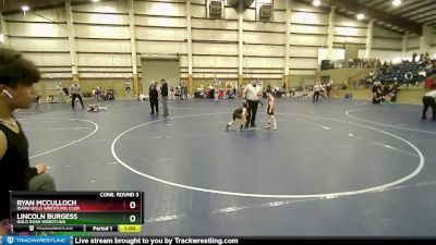 62 lbs Cons. Round 3 - Lincoln Burgess, Gold Rush Wrestling vs Ryan McCulloch, Idaho Gold Wrestling Club