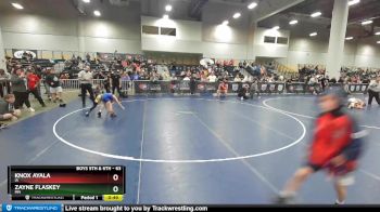 63 lbs Cons. Round 2 - Zayne Flaskey, MN vs Knox Ayala, IA