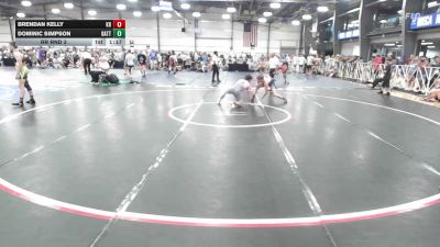 126 lbs Rr Rnd 3 - Brendan Kelly, Kraken White - HSB vs Dominic Simpson, BattleHawks - HSB