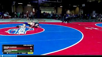 5A-132 lbs Cons. Round 2 - Zeadin Ausmus, Dalton vs Jackson Brown, Jones County