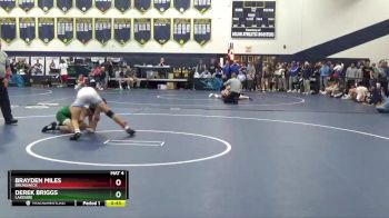 126 lbs Cons. Round 2 - Derek Briggs, Lakeside vs Brayden Miles, Brunswick