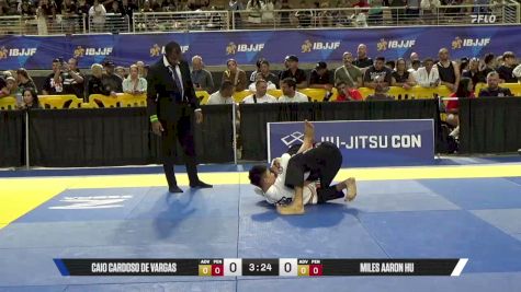 Caio Cardoso De Vargas vs Miles Aaron Hu 2026 Pan Kids Jiu-Jitsu IBJJF Championship