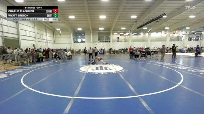 81 lbs Consi Of 16 #2 - Charlie Flashner, Show-Me Academy vs Wyatt Breton, Smitty's Wrestling Barn