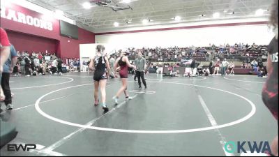 64-70 lbs Rr Rnd 4 - Abby Owen, Perry Wrestling Academy vs Emyle Thompson, HURRICANE WRESTLING ACADEMY