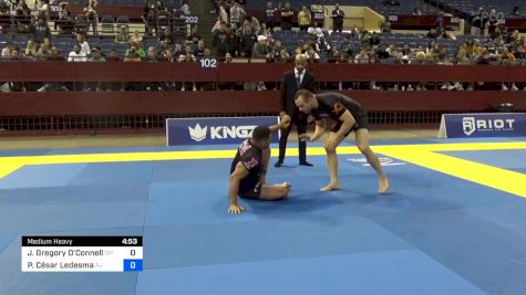 Jonathan Gregory O'Connell vs Paulo César Ledesma 2024 Pan IBJJF Jiu-Jitsu No-Gi Championship