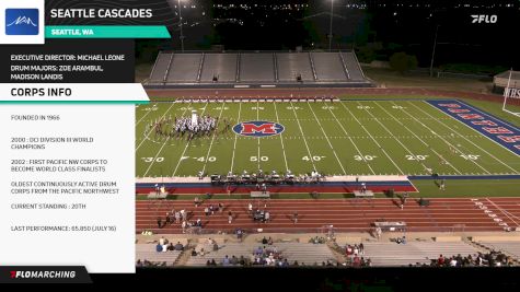 Seattle Cascades "Sky Above Home Was Always Waiting For You" at 2024 DCI Waco by Ultimate Drill Book