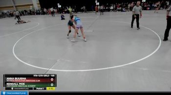 105 lbs Cons. Round 4 - Anna Buurma, Michigan Revolution Wrestling Club vs Kendall Moe, Contenders Wrestling Academy