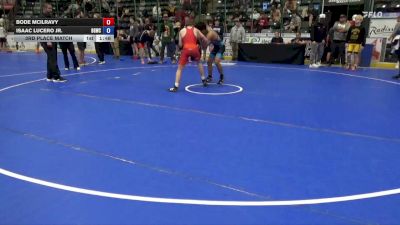 126 lbs 3rd Place Match - Bode McIlravy vs Isaac Lucero Jr., Big Game Wrestling Club