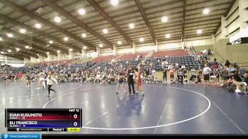 120 lbs Placement (16 Team) - Evan Kusumoto, Hawaii 1 vs Eli Francisco, Alaska 1