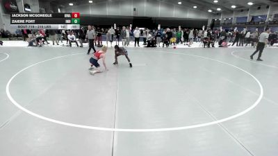 113 lbs Cons. Rd Of 16 - Zaiere Fort, Indiana vs Jackson McGonegle, Iowa