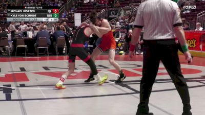 121 lbs Preliminaries - Michael Worsen, Fox Chapel vs Kyle Von Schmidt, Pennsbury