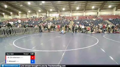 92 lbs Cons. Semi - Bryson Christenson, Ravage Wrestling Club vs Tate Mikesell, Sanderson Wrestling Academy