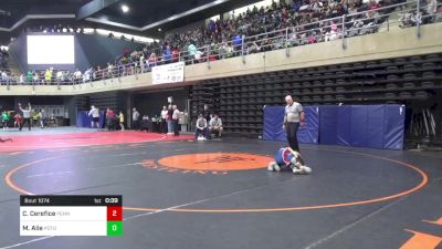 58 lbs Round Of 16 - Cooper Cerefice, Pennsburg vs Musa Alie, Potomac