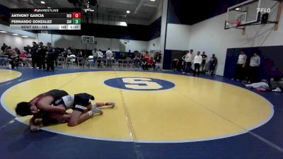 108 lbs Cons. Round 3 - Anthony Garcia, Redlands vs Fernando Gonzalez, Savanna