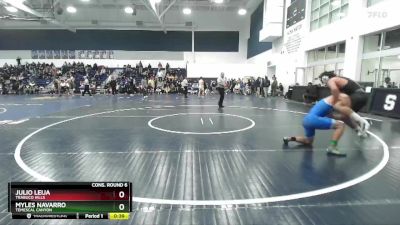 175 lbs Cons. Round 6 - Julio Leija, Trabuco Hills vs Myles Navarro, Temescal Canyon