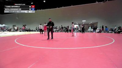 140 lbs Champ. Round 1 - Carli Antonelli, OK vs Sofia Hoegemeyer, NE