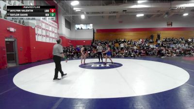 138 lbs Semifinal - Jaylynn Valentin, Londonderry vs Taylor Davis, Newport