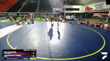 50-60 lbs Quarterfinal - Mai Martinez, California vs Kinzingtin Turner, Utah