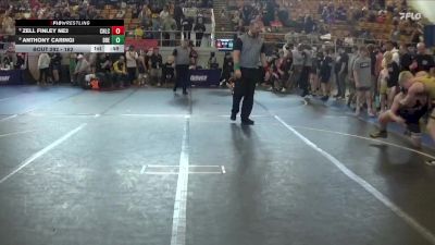 162 lbs 7th Place Match - Anthony Caringi, BRECKSVILLE vs Zell Finley NE2, Club Not Listed/New Club