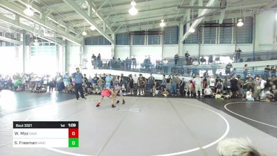 90 lbs Semifinal - William Max, Savage House WC vs Scotty Freeman, Rancho Bernardo WC