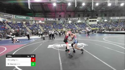 110 lbs Round Of 16 - Dillon Long, Milliken Middle School vs Mario Barron, Severance MS