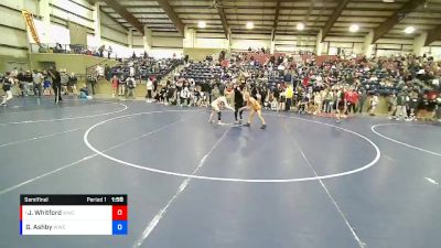 71 lbs Semifinal - Jre Whitford, Westlake Wrestling Club vs Gibson Ashby, Wasatch Wrestling Club