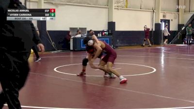 126 lbs Cons. Round 2 - Nicolas Arruel, Archbishop Stepinac vs Ayden Cardona, Xavier