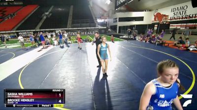 110 lbs Round 3 (16 Team) - Jenniyah Duarte, Oklafornia vs Kinzie Williams, Idaho