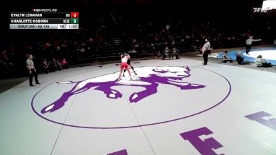 6A 135 lbs 1st Place Match - Charlotte Osborn, Weber vs Evalyn Lenahan, Mountain Ridge