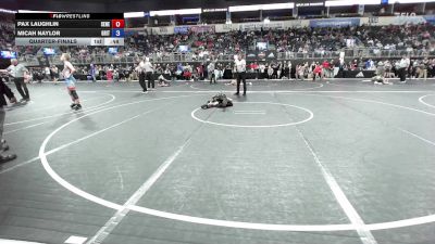 78 lbs Quarterfinal - Pax Laughlin, Seneca vs Micah Naylor, Grit Grizzlies