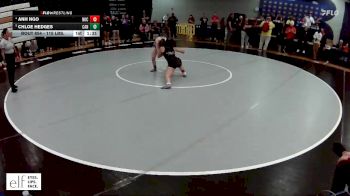 115 lbs. Quarterfinal - Chloe Hedges, Canton vs Anh Ngo, North Kansas City