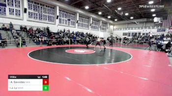 170 lbs Round Of 16 - Ares Savvides, South Windsor vs Jaycob Ly, Windsor