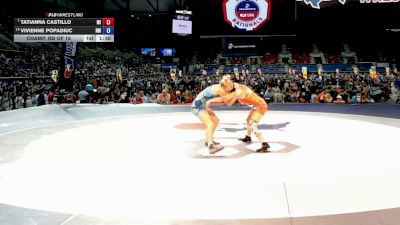 105 lbs Champ. Rd Of 16 - Tatianna Castillo, Michigan vs Vivienne Popadiuc, New Mexico