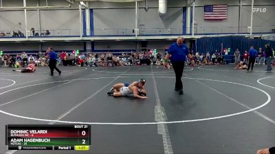 76 lbs Round 6 (8 Team) - Adam Hagenbuch, M2TCNJ vs Dominic Velardi, Ruthless WC