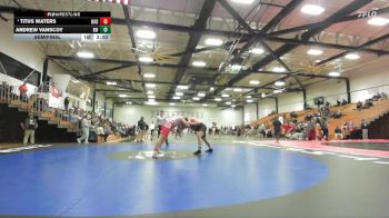 285 lbs Semifinal - Titus Waters, Wabash vs Andrew Vanscoy, Baldwin Wallace