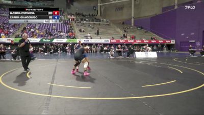 138 lbs Round 1 (16 Team) - Jacinda Espinosa, Lindenwood University vs Carina Giangeruso, Presbyterian