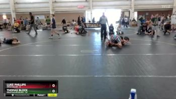 90 lbs Round 3 (6 Team) - Thomas Block, Ninja Killer Black vs Luke Phillips, Ninja Killer