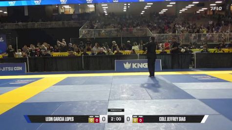 Cole Jeffrey Sias vs Leon Garcia Lopes 2025 Pan Kids Jiu-Jitsu IBJJF Championship