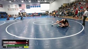 132 lbs Cons. Round 2 - Eagan Morales, Buffalo vs Mason Sorensen, Lingle-Ft. Laramie/Southeast