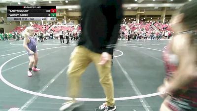 80 lbs Round 1 - Karrah Leonard, Maize vs Bryar Burch, Team Tulsa