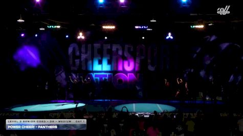 Power Cheer! - Panthers [2026 L3 Senior Coed - D2 - Medium Day 1] 2026 CHEERSPORT National All Star Cheerleading Championship