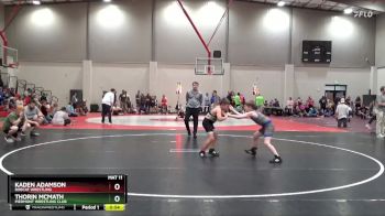 90 lbs Cons. Semi - Kaden Adamson, Bobcat Wrestling vs Thorin McMath, Piedmont Wrestling Club