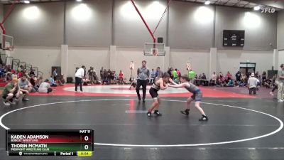 90 lbs Cons. Semi - Kaden Adamson, Bobcat Wrestling vs Thorin McMath, Piedmont Wrestling Club