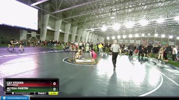 105 lbs Champ. Round 1 - Alyssa Martin, Roy vs Lily Stocks, Ben Lomond